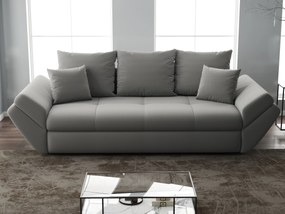 Canapea extensibilă dumonde cu ladă de depozitare si sezut confortabil din spuma high-density, Loana Royal Grey 250x100 cm