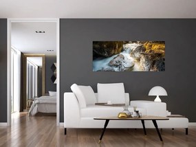 Tablou - Râul din pădure (120x50 cm)