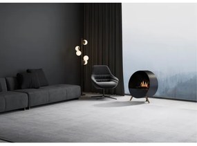 Șemineu BIO cu telecomandă Planika Bubble Wall & Floor BEV 72,6x65 cm 2,5kW