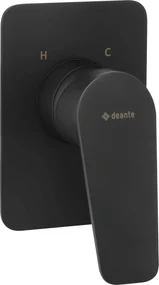 Baterie pentru dus, negru, fara comutator, pentru corp ingropat, Deante Jasmin