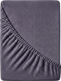 Cearsaf frote EXCLUSIVE albastru-gri 90 x 200 cm