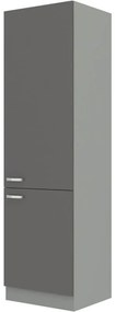 Dulap pentru frigider încorporat Gonir 60 LO 210 2F (gri + gri). 1032724