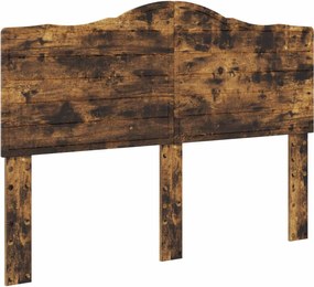 vidaXL Tăblie cap Stejar fumuriu 150 cm Lemn compozit