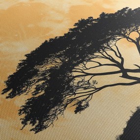 Tablou – Arbore în lună plină aurie II. (90x60 cm)
