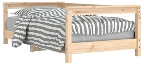834396 vidaXL Cadru de pat pentru copii, 70x140 cm, lemn masiv de pin