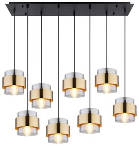 Lustră pe cablu Globo 15560-8H MILLEY 8xE27/60W/230V