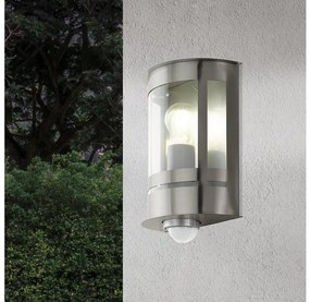 Eglo TRIBANO 79286 - Aplică de perete pentru exterior cu senzor, 1xE27/60W/230V, IP44