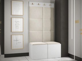 Mobilier hol Tewarota Slim IV (Alb + Bej) . 1104844
