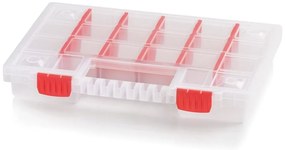 Organizator servieta 34,4 × 24,9 × 5 cm, separatoare, roz