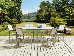 Set mobilier de grădină Cleopatra (Alb s mramorovým efektom). 1078488