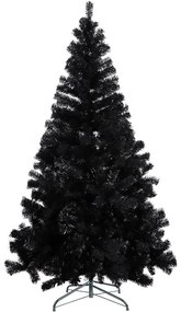Brad artificial negru 150cm, 415 ramuri