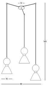 Suspensie  23250 Zambelis E14, Verde, Grecia