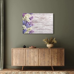 Tablou - Liliac pe lemn (90x60 cm)