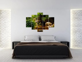 Tablou - Pod prin râu (150x105 cm)