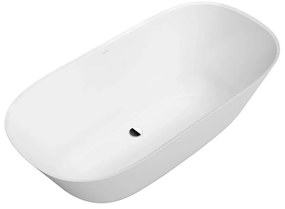 Cada baie freestanding 155x75 cm alb alpin, ovala, VilleroyBoch Theano