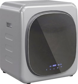 HOMCOM Uscător de Rufe cu Capacitate de 4kg, cu Temporizator, Încărcare Frontală, Argintiu | Aosom Romania