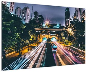 Tablou - Oraș de noapte (90x60 cm)
