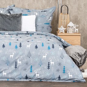 Lenjerie de pat din bumbac 4Home Elegant deer grey, 140 x 220 cm, 70 x 90 cm