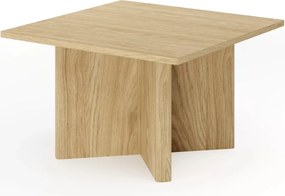 Măsuță de cafea pătrată Bellora 80 cm - stejar uleiat