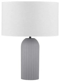 Veioza/Lampa de masa decorativa AMMOS alb/gri