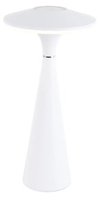 Lampă de masă albă cu LED în 3 trepte, reîncărcabilă IP44 - Espace