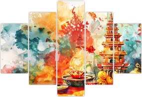 Tablou - Ilustrație în acuarelă (150x105 cm)