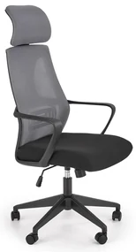 Scaun de birou Valdez, gri / negru
