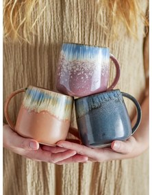 Căni 3 buc. din gresie 460 ml Cloe – Bloomingville