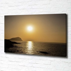Imprimare tablou canvas Apus de soare pe mare