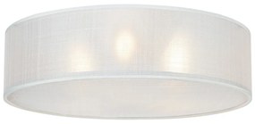 Plafonieră albă cu abajur textil Haru – Markslöjd