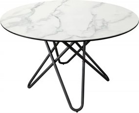 Masa rotunda design modern Circular 120cm, alb