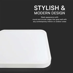 Plafonieră LED pentru baie LED/24W/230V 4000K IP44 alb