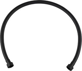 Furtun de conectare Invena 80 cm negru mat
