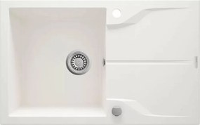 Chiuveta granit Deante Andante Flush 49x78 cm alb