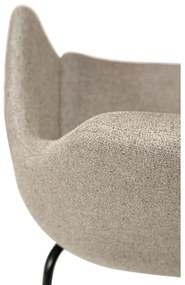 Fotoliu bej cu tapițerie din țesătură bouclé Zimmer – DAN-FORM Denmark