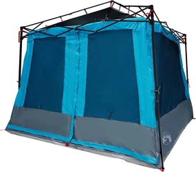 vidaXL Cort interior cu acoperiș albastru 291 x 291 x 240 cm tafta