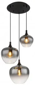 Suspensie 3 becuri E27 MAXY 15548-3G Globo