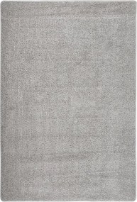 vidaXL Covor pufos, gri deschis, 140x200 cm, antiderapant