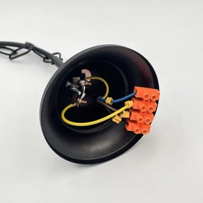 Lustră pe lanț Brilagi COTTAGE 5xG9/40W/230V negru/alb