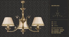 Candelabru 3 brate design clasic realizat manual CASAMIA