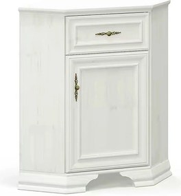Comoda pin alb anderson IRYS, PAL laminat, 59x59x89 cm