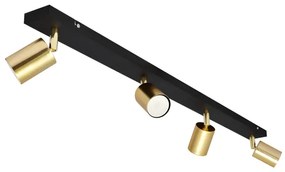 LED Spot TUNE 4xGU10/4,8W/230V auriu/negru