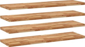 vidaXL Rafturi suspendate 4 buc. 160x40x4cm lemn masiv acacia netratat