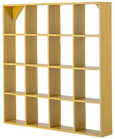 Raft galben etajat din lemn reciclat 10 cm Bekka – Bloomingville