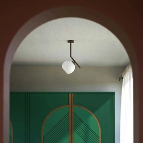 Lustra din alama stil modern Art Deco Spheres