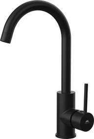 Baterie bucatarie monocomanda Rubineta Axe finisaj negru mat