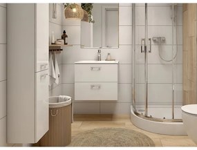 Cersanit S801-309-DSM - Corp de baie suspendat cu lavoar NIKO 60x45 cm, alb