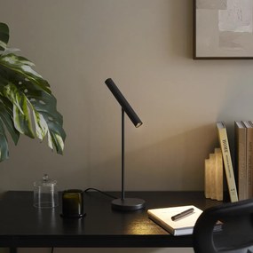 Lampă de masă modernă neagră cu LED și dimmer tactil - Neva