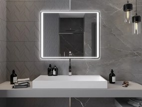 Mexen Zusa oglindă de baie iluminată 100 x 80 cm, LED 6000K, antiaburire - 9808-100-080-611-00