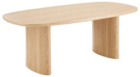 Masă de dining cu aspect de lemn de frasin 110x210 cm Serra – House Nordic